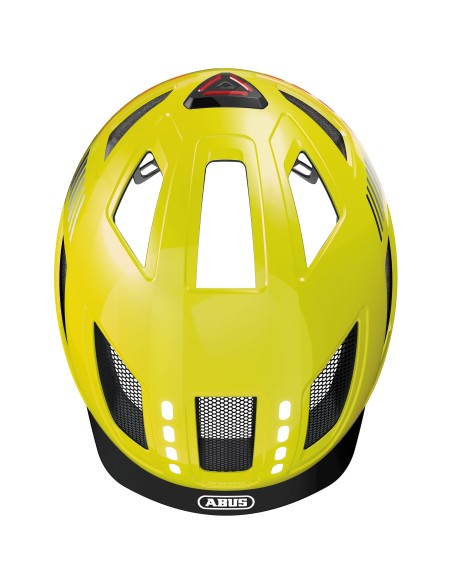 Abus helm Hyban 2.0 LED signal yellow M 52-58cm
