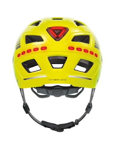 Abus helm Hyban 2.0 LED signal yellow XL 58-63cm
