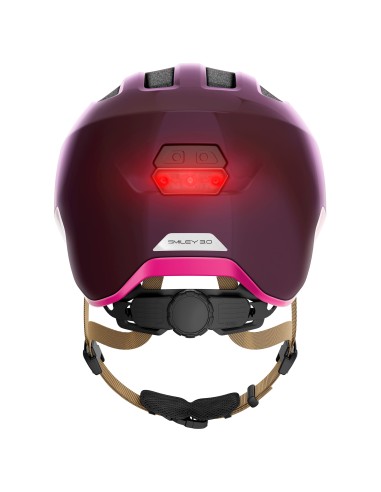 Abus helm Smiley 3.0 ACE LED royal purple M 50-55cm
