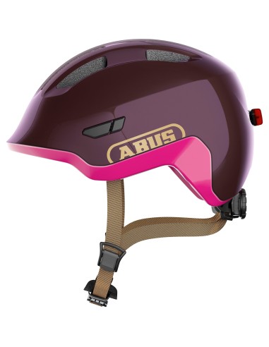 Abus helm Smiley 3.0 ACE LED royal purple M 50-55cm
