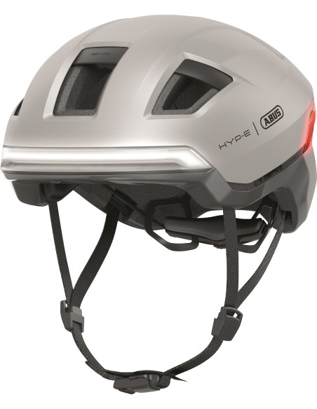 Abus smart helm Hyp-E gleam silver L 57-61cm
