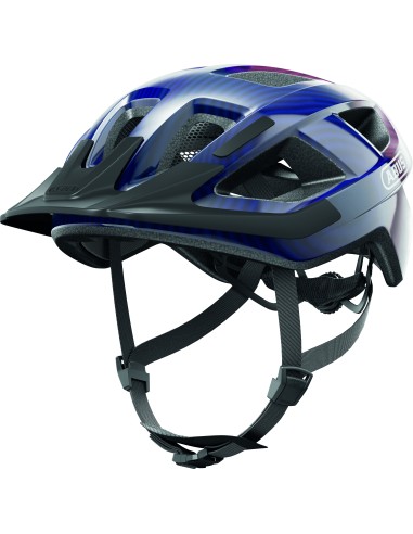 Abus helm Aduro 3.0 LED purple waves M 52-58cm