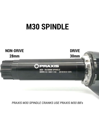 Praxis trapas adapter M30 T47 I.B. 85.5mm