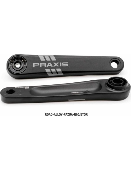 Praxis crankstel E-race alloy Etor spline 175mm (Fazua R60)