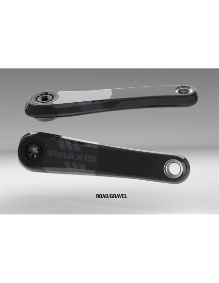 Praxis crankstel E-race carbon Etor spline 175mm (Fazua R60