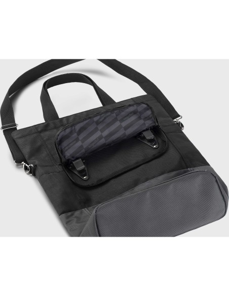 Urban Proof shoppertas recycled zwart grijs 20L