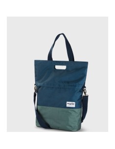 Urban Proof shoppertas recycled blauw groen 20L