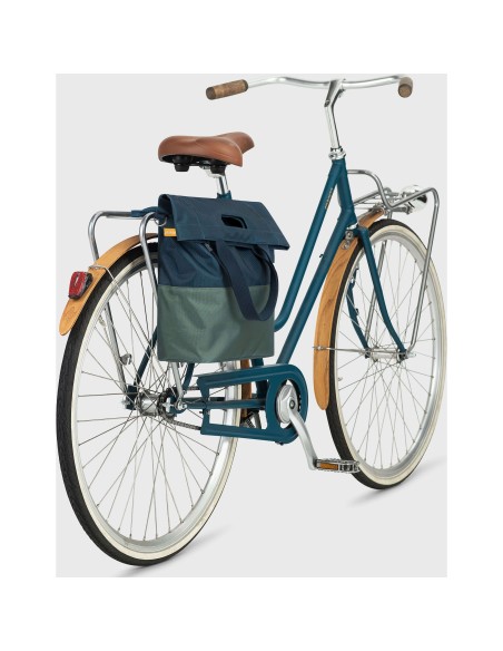 Urban Proof shoppertas recycled blauw groen 20L