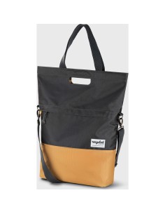 Urban Proof shoppertas recycled grijs geel 20L