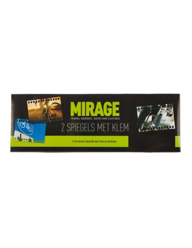 Mirage set spiegels rond groot zwart