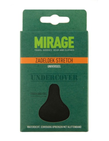 Mirage zadeldek universeel stretch nylon zwart