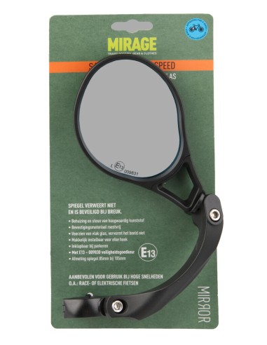 Mirage spiegel Hi-Speed L met klem