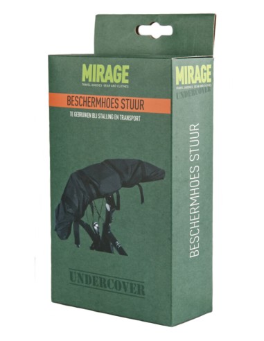 Mirage beschermhoes Undercover voor fietsstuur zwart