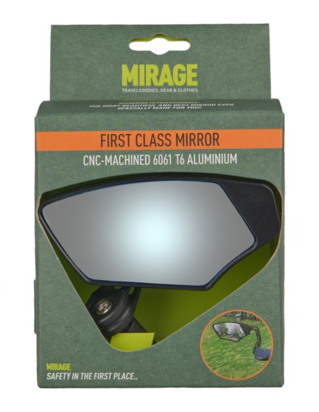 Mirage spiegel First Class dimmend glas links zwart
