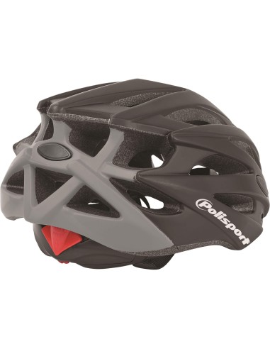 Polisport helm Twig L 58-61 cm zwart/grijs