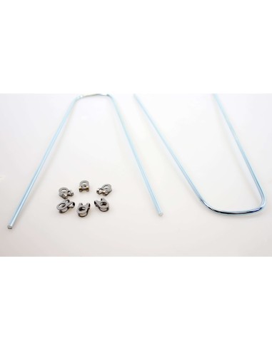 Spatbord set 22 universeel zwart