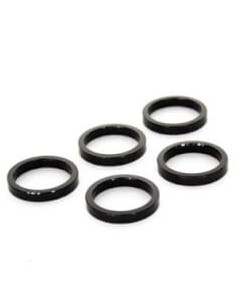 Zak balhoofd Spacer 1 inch 5mm zwart (5)