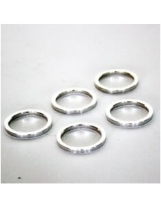 Zak balhoofd Spacer 1 1/8 3mm alu zilver (5)