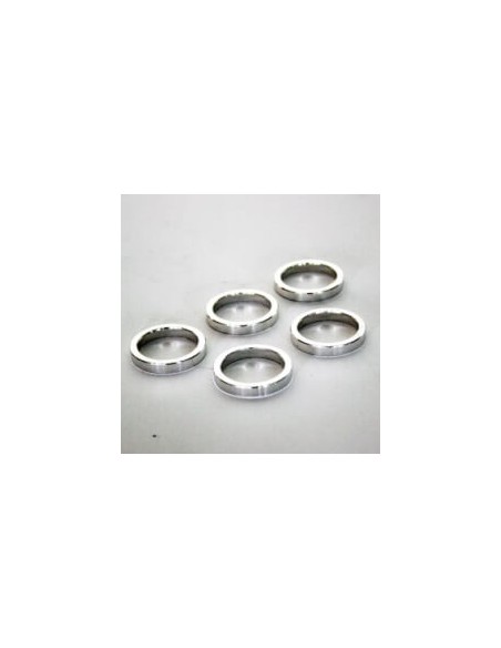 Zak balhoofd Spacer 1 1/8 5mm alu zilver (5)
