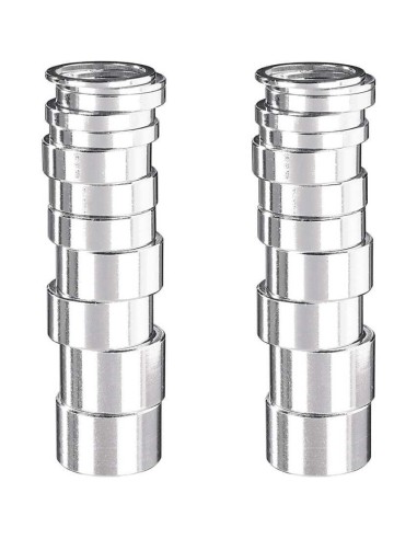 Ergotec balhoofd Spacerbox 1.1/8 zilver (24)