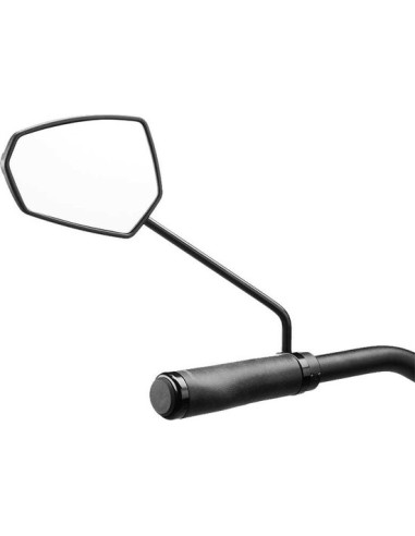 Ergotec spiegel M-77L zwart zand