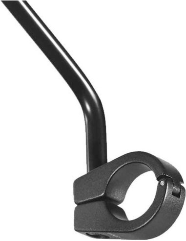 Ergotec spiegel M-77L zwart zand