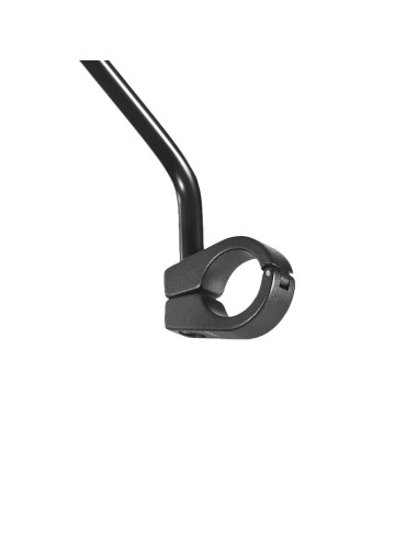 Ergotec spiegel M-88L aluminium zwart