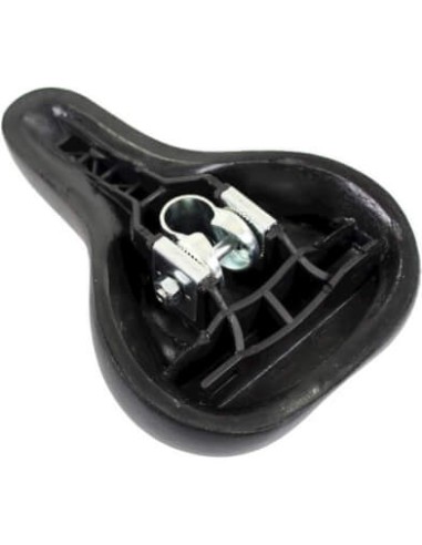 Zadel voor zadel op buis model 1 t/m 5 uni zwart
