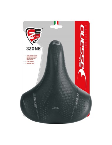 Selle Bassano zadel Volare XXL BigCity zwart