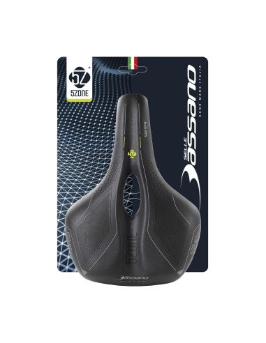 Selle Bassano zadel Suprema 5zone EL dames zwart