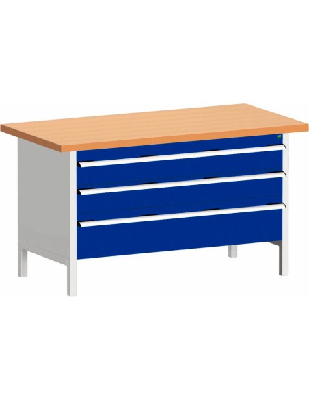 Bott Cubio werkbank 150cm 3 lades
