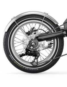 UTO Eovolt achterwiel Morning V3 16 inch zilver