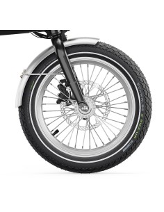 UTO Eovolt voorwiel 16 inch zonder schijf zilver