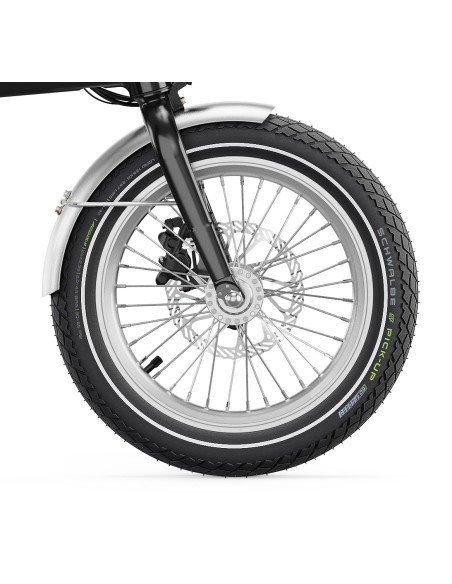 UTO Eovolt voorwiel OG16 zonder schijf zilver