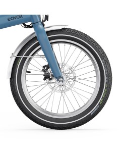 UTO Eovolt spatbord voor 20 inch zilver