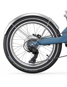 UTO Eovolt spatboard achter 20 inch zilver