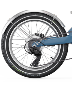 UTO achterwiel OG20 zonder band schijf zilver