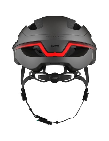 CRNK smart helm Angler Alpha metallic zwart M 55-58cm