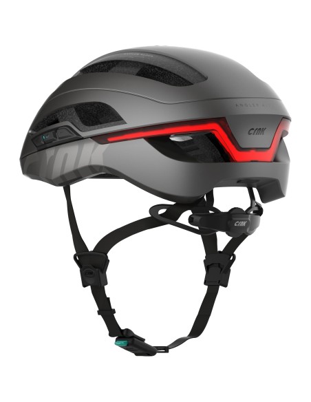 CRNK smart helm Angler Alpha metallic zwart M 55-58cm