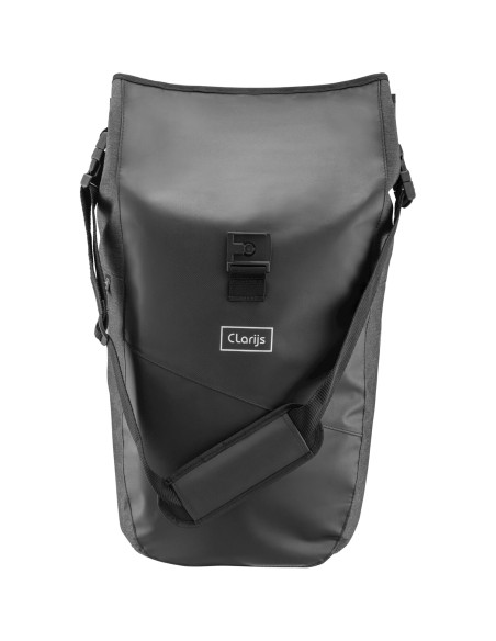Clarijs fietstas enkel Solobag 24L zwart/grijs