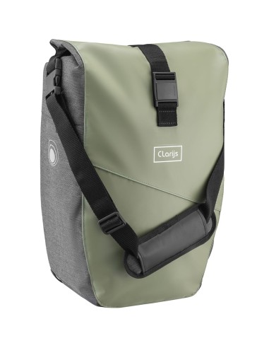 Clarijs fietstas enkel Solobag 24L olijf/grijs