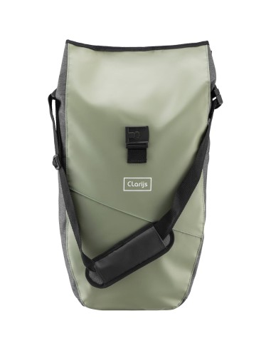 Clarijs fietstas enkel Solobag 24L olijf/grijs