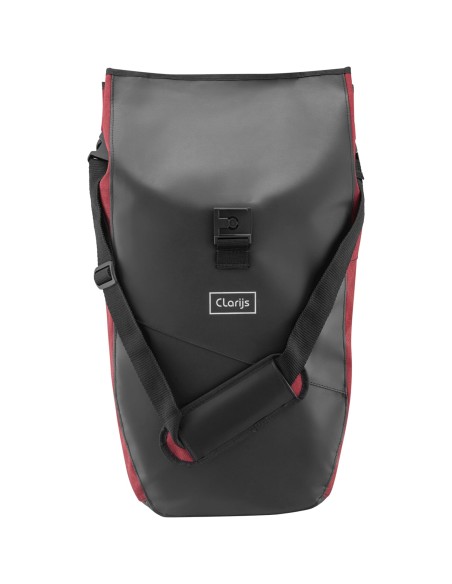 Clarijs fietstas enkel Solobag 24L zwart/rood
