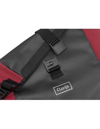 Clarijs fietstas enkel Solobag 24L zwart/rood