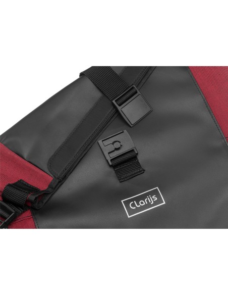 Clarijs fietstas enkel Solobag 24L zwart/rood