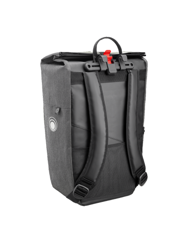 Clarijs rugtas variobag 24L zwart-grijs
