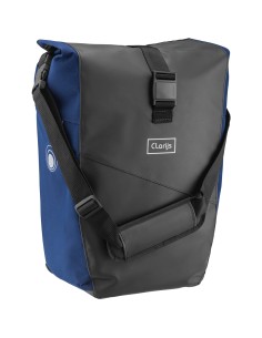 Clarijs fietstas enkel Solobag 24L zwart/blauw