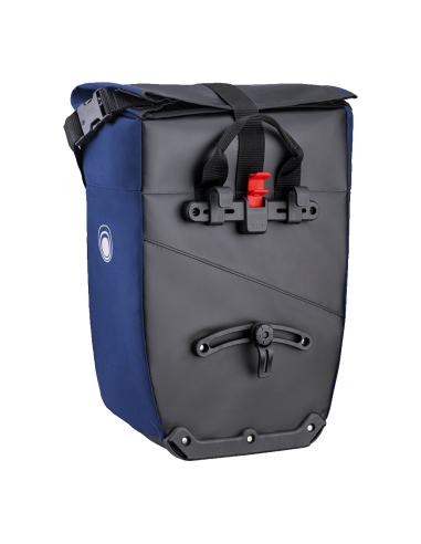 Clarijs fietstas enkel Solobag 24L zwart/blauw