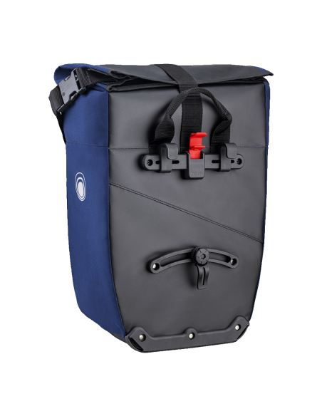 Clarijs fietstas enkel Solobag 24L zwart/blauw