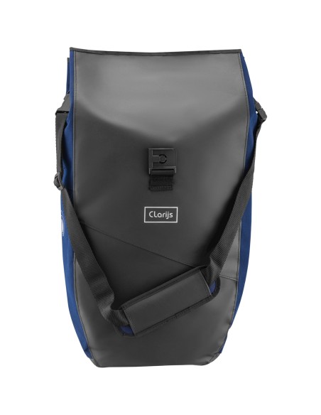 Clarijs fietstas enkel Solobag 24L zwart/blauw